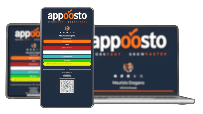 Appoosto biglietto da visita digitale