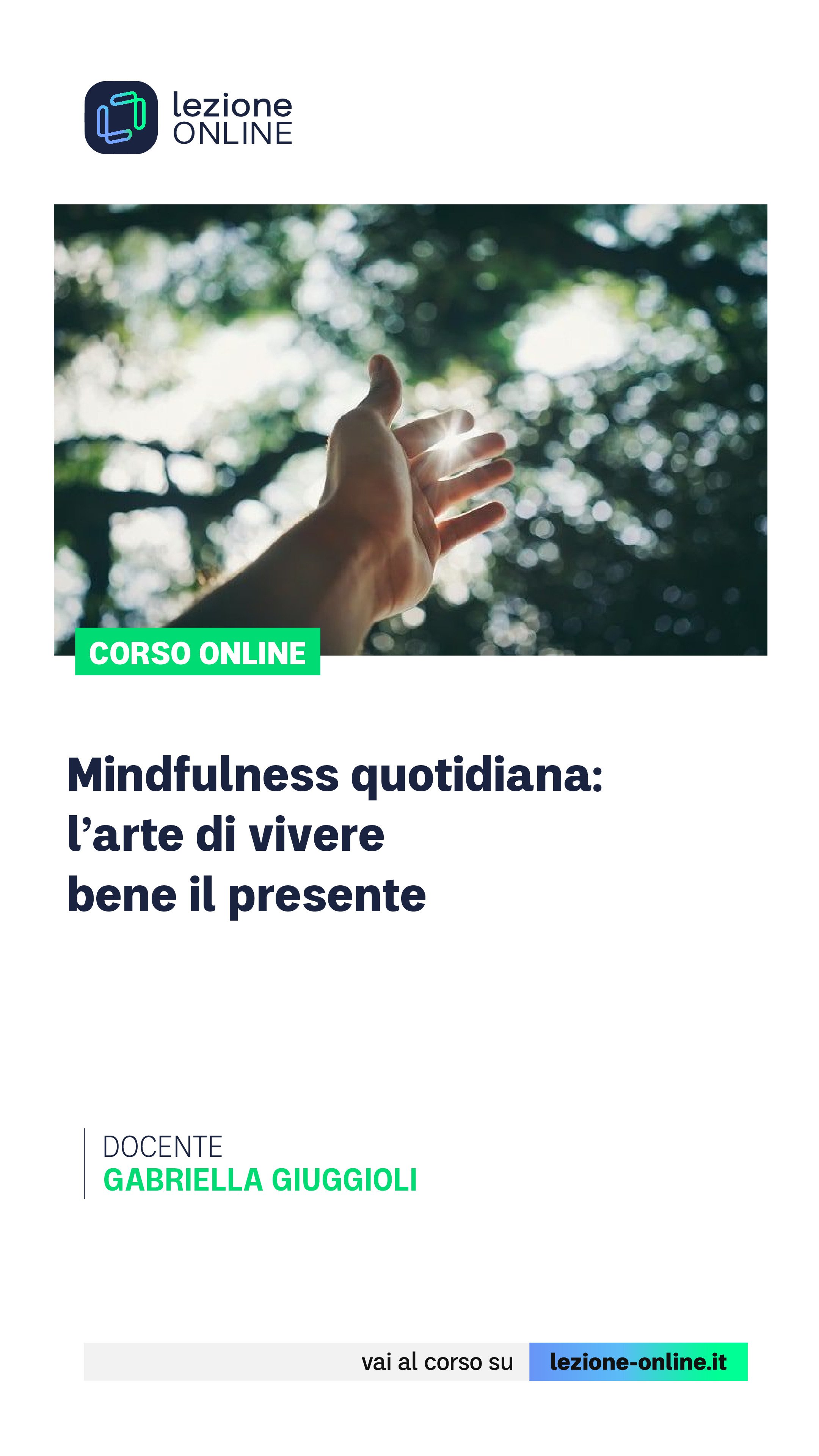 MINDFULNESS QUOTIDIANA LEZIONEONLINE
